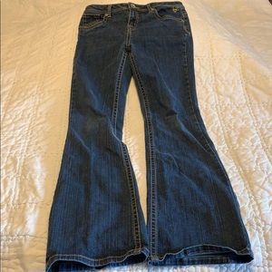 Justice blue jeans. Bootcut size 16R